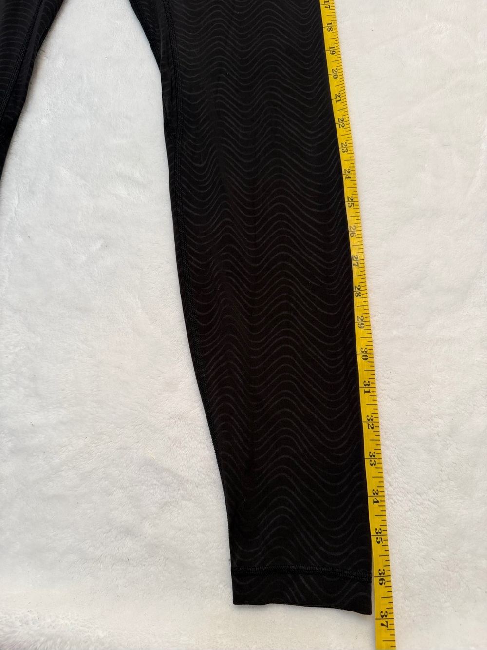 Lululemon Wunder Train High Rise Tight 25" *Warp Wave Black Size 8 - Picture 4 of 9